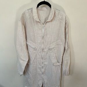 Women's Cream Jumpsuit